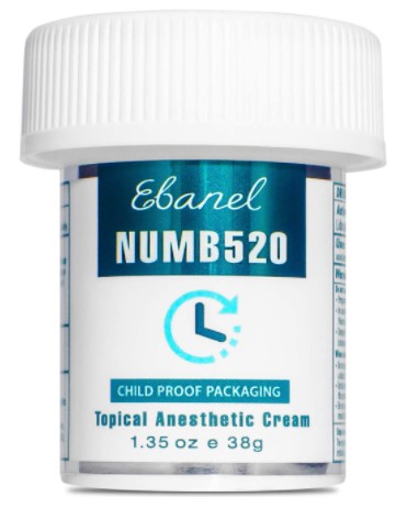 Crème anesthésiante à 5% de lidocaïne Ebanel
