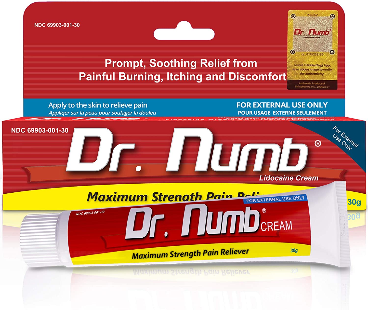 Dr. Numb - Αναισθητική κρέμα για μούδιασμα