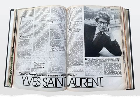 ysl réparti dans la maison belle