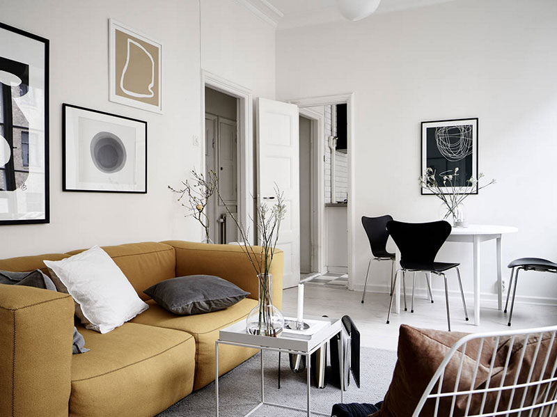 най -добрите интериори на апартаменти в скандинавски стил