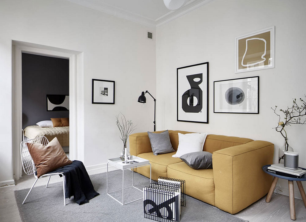 Скандинавски стил в интериора на апартамента