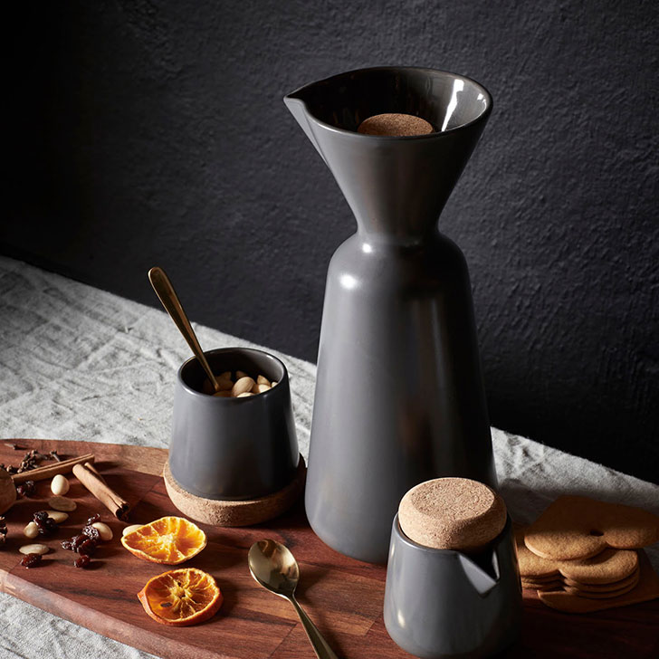 Ikea Winter Black Coffee Decanter - صورة